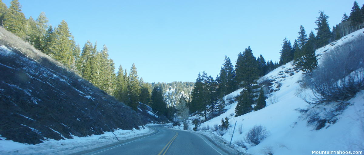 Ogden Canyon Road on the way to Powder Mountain