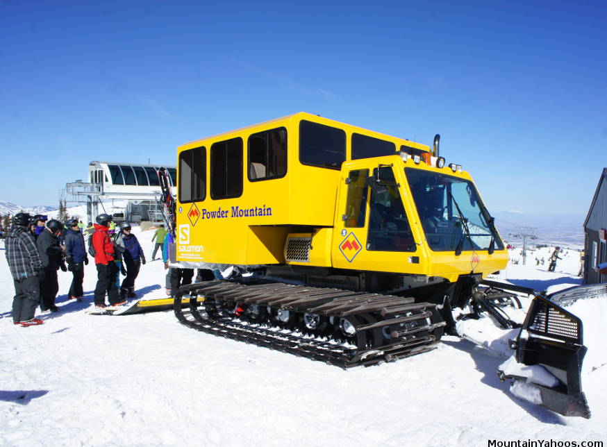 Powder Mountain snowcat