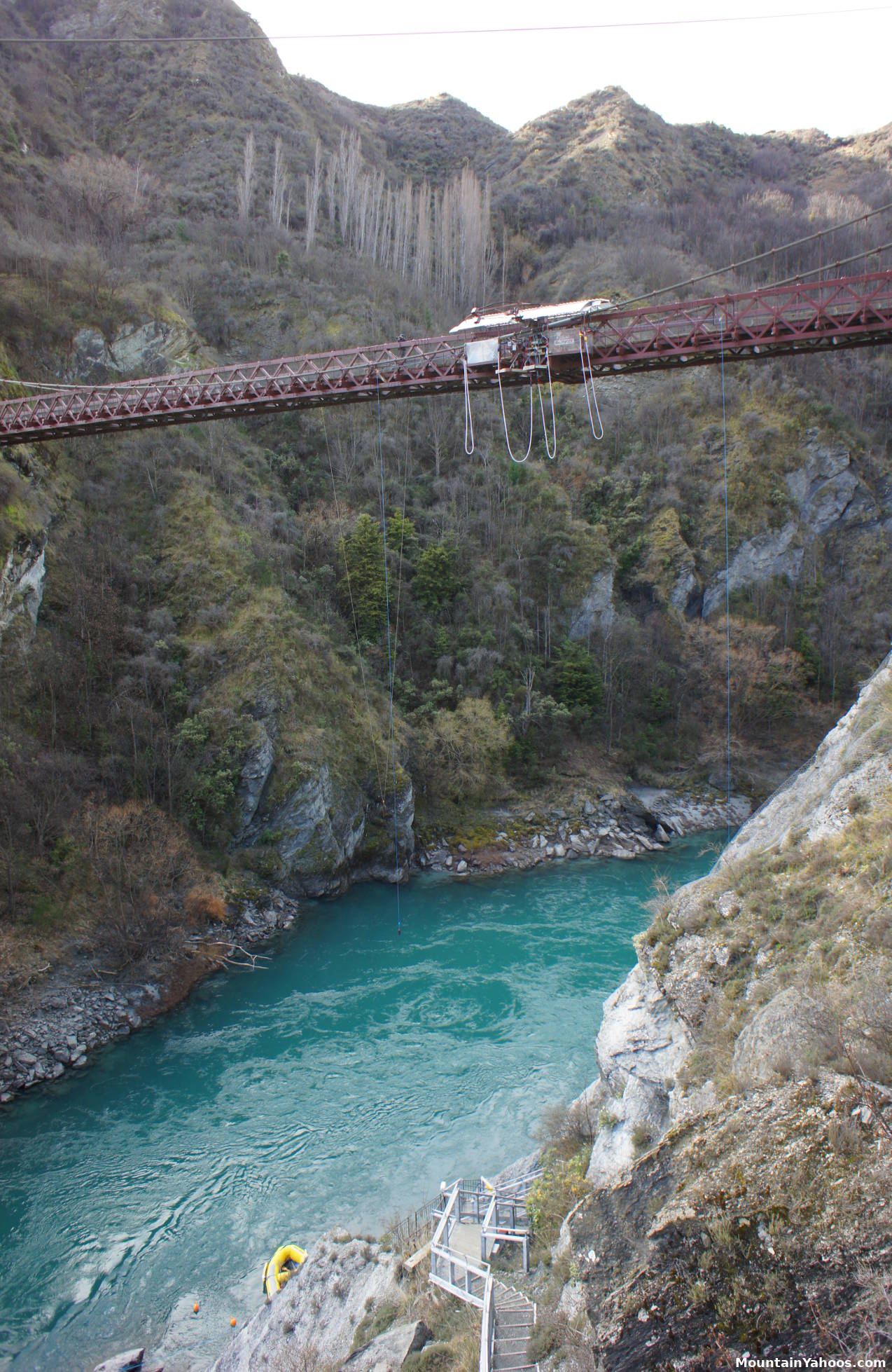 Bungy jumping at the Kawarau Bridge