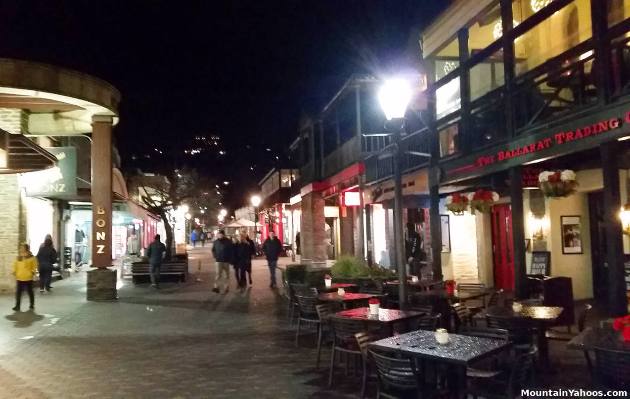 Queenstown at night