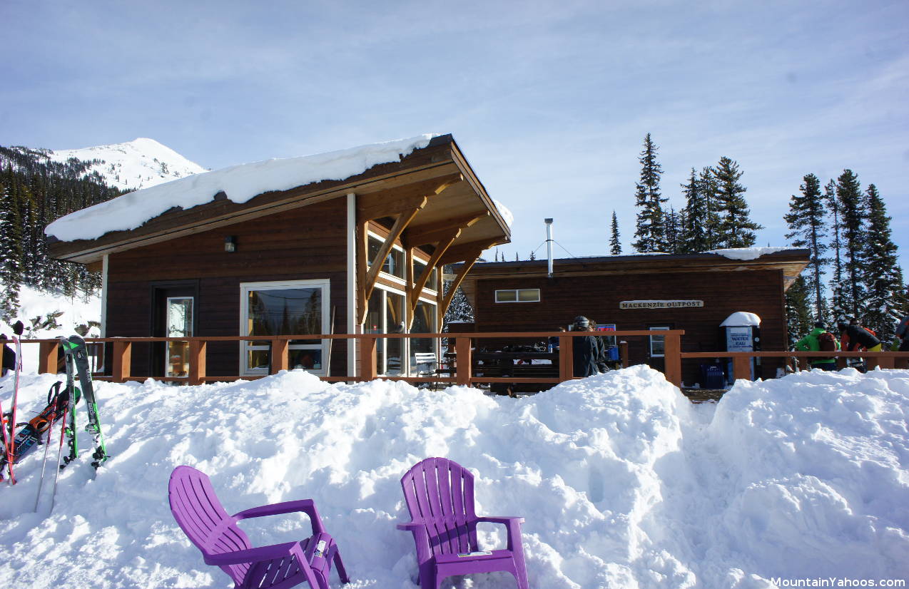 Mackenzie Outpost at the top of the Revelation gondola