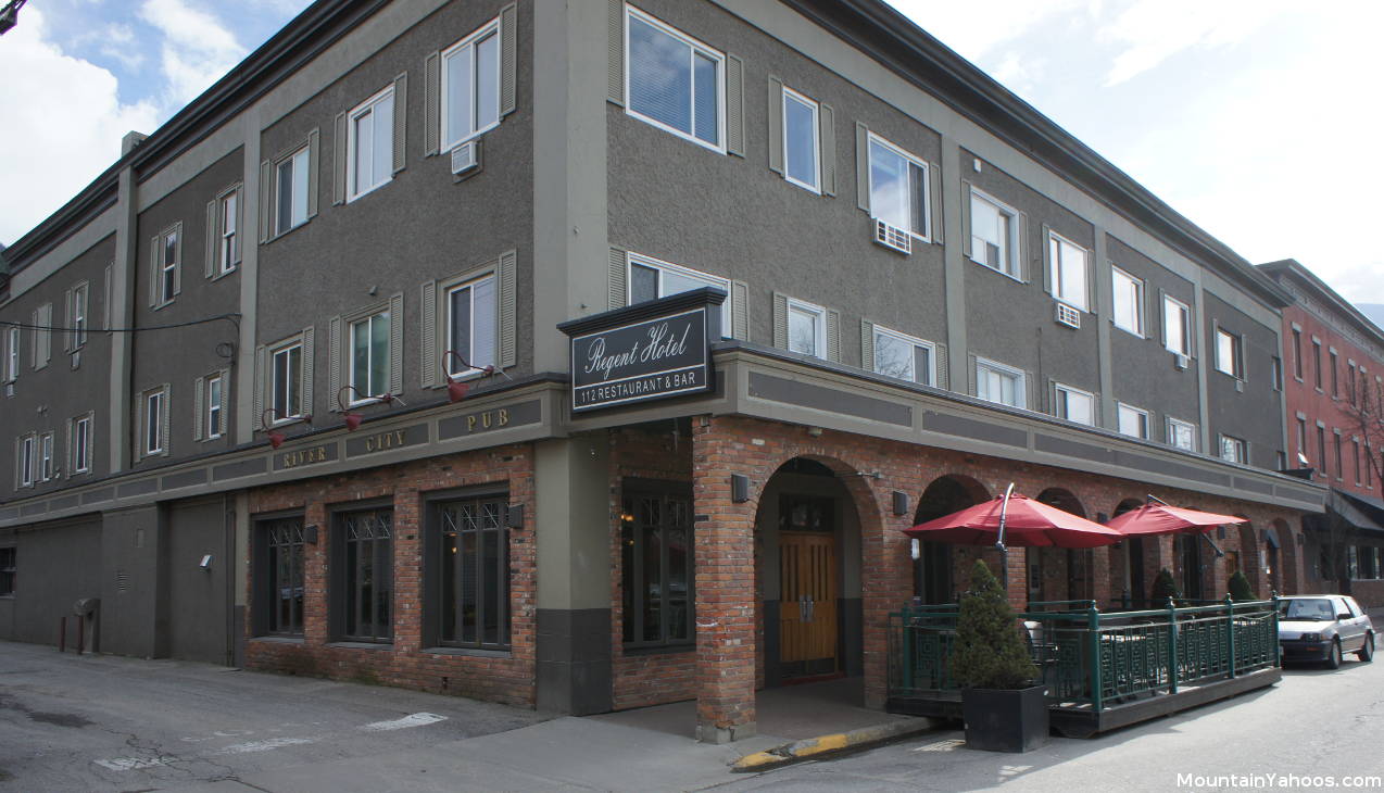 The Regent Hotel in Revelstoke British Colombia