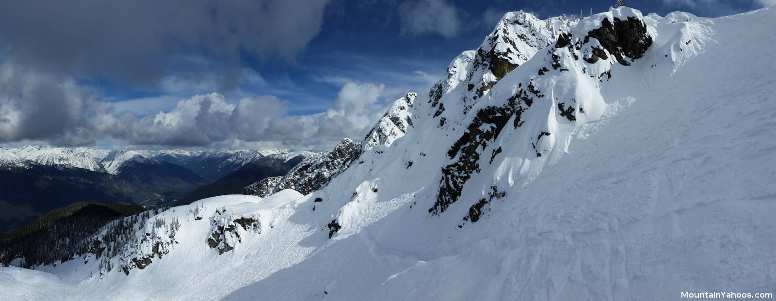 View of Greely Bowl at Revelstoke