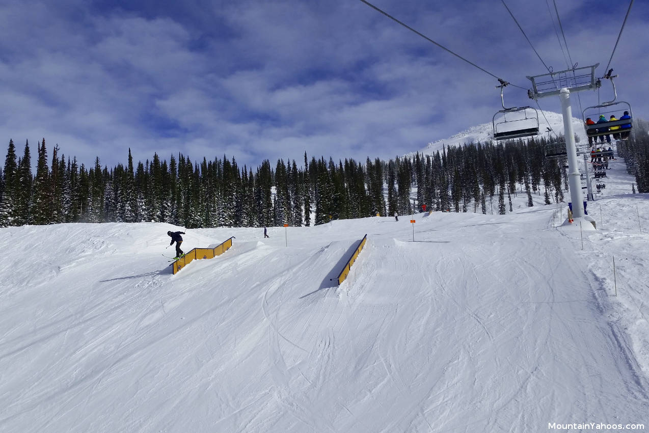 Terrain park at Revelstoke