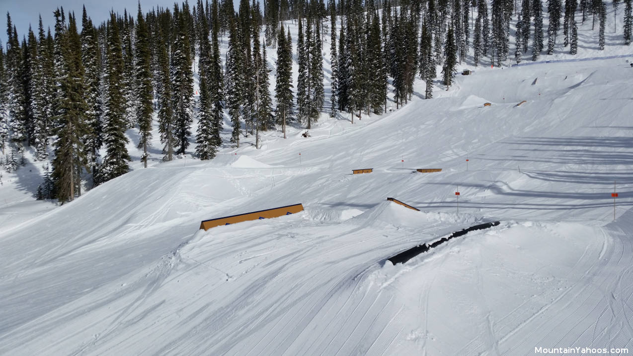 Terrain park at Revelstoke