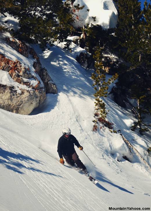 Honeycomb Canyon ski runs