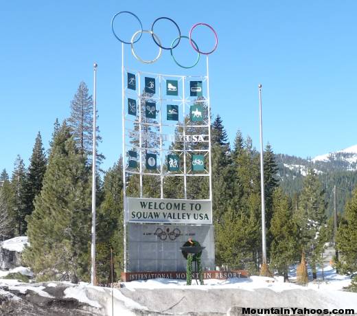 Squaw Valley Olympic sign