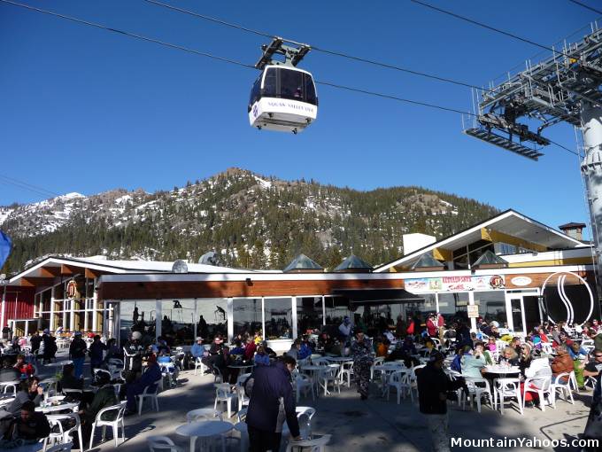 Patio at base of KT-22 lift