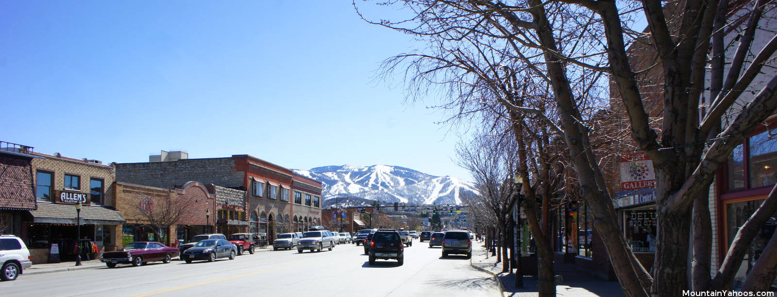 Driving into Steamboat Springs