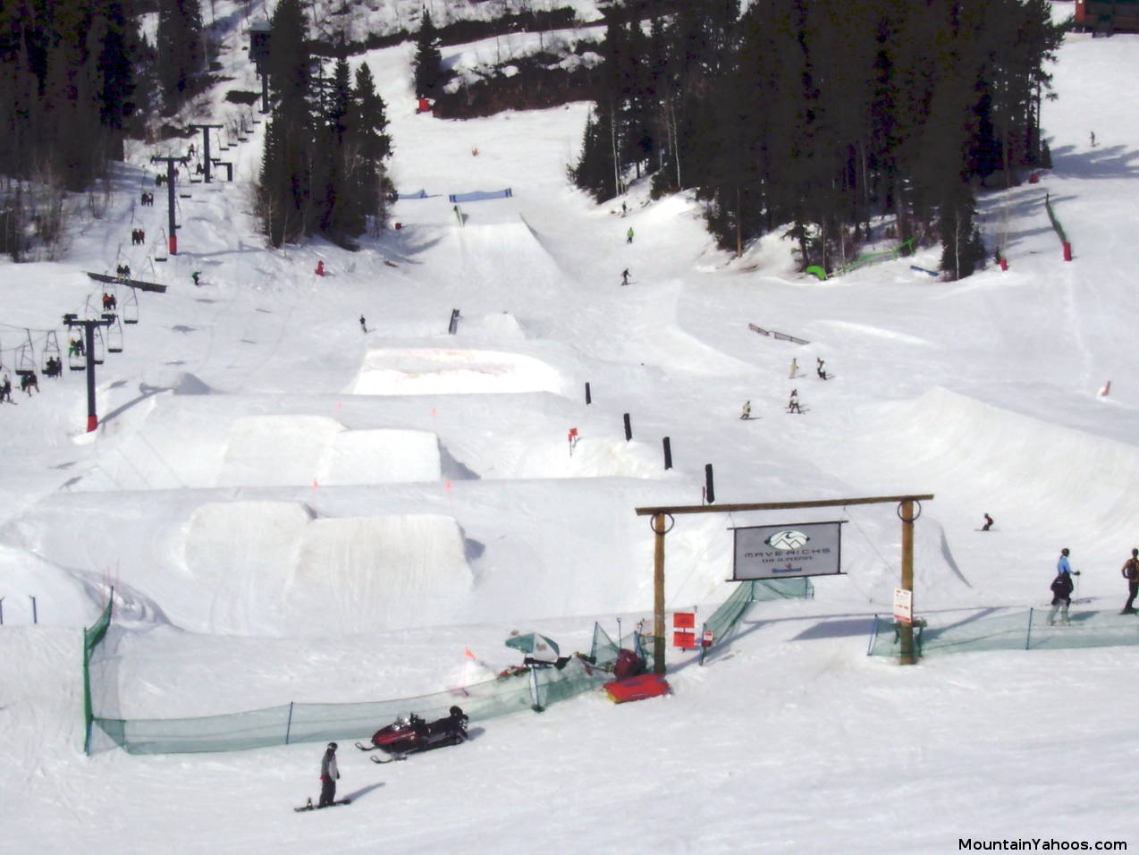 Steamboat terrain park: Mavericks