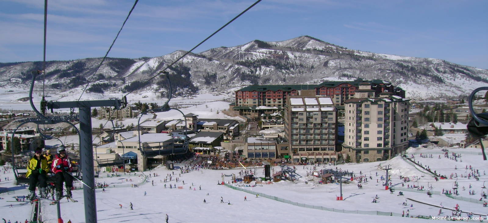 Steamboat Springs mountain base village