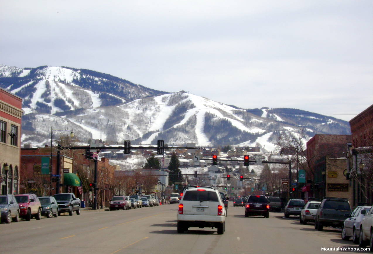 The town of Steamboat Springs Colorado