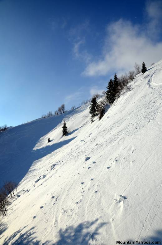 Redfinger, black diamond ski run