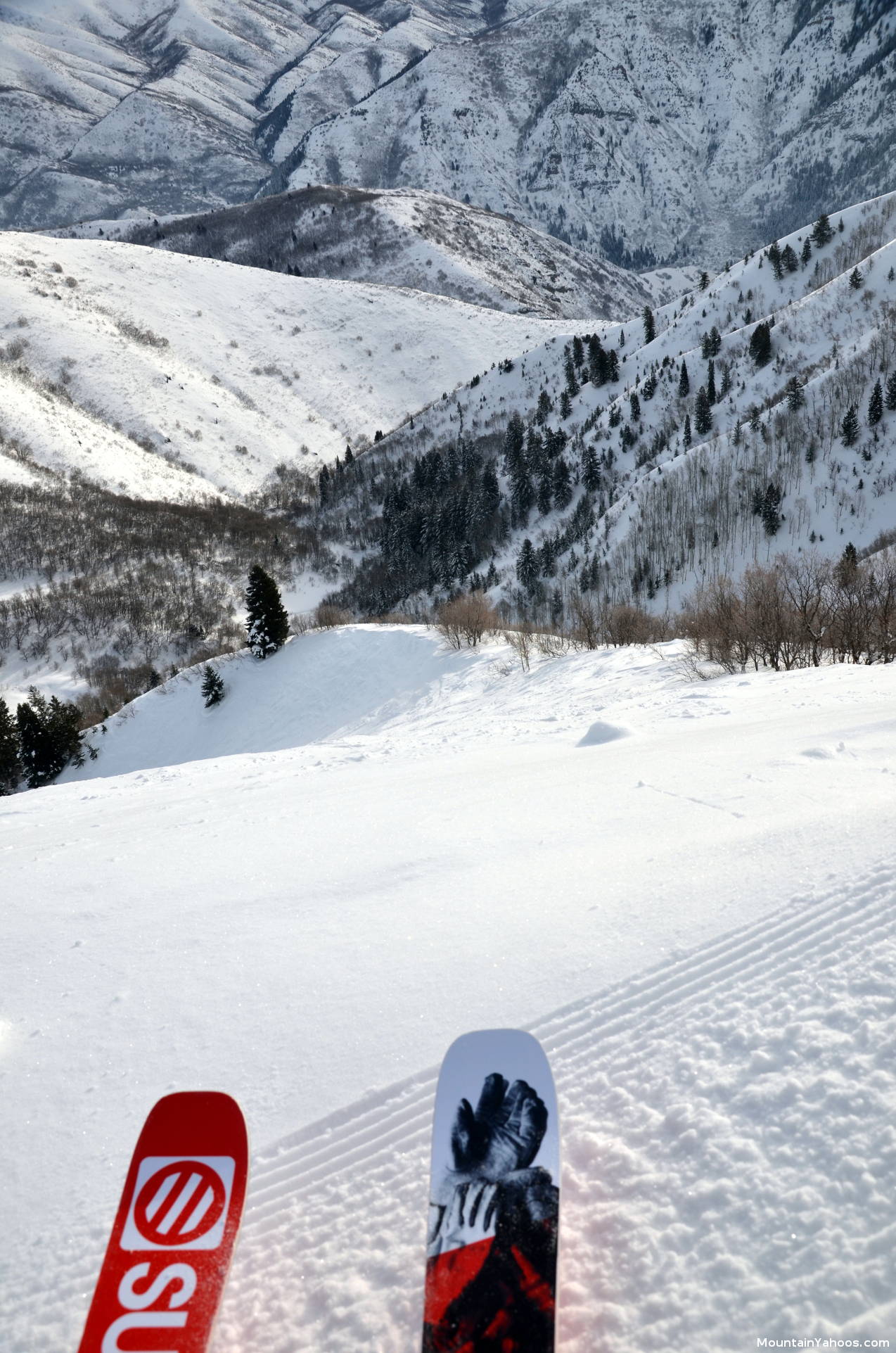 Redfinger, black diamond ski run