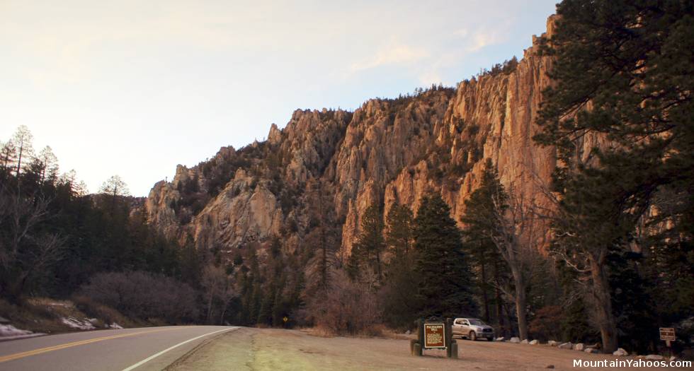 Palisades Sill: on the drive to Taos