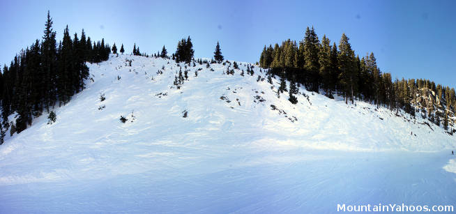 Highline Ridge run at Taos NM Ski Valley