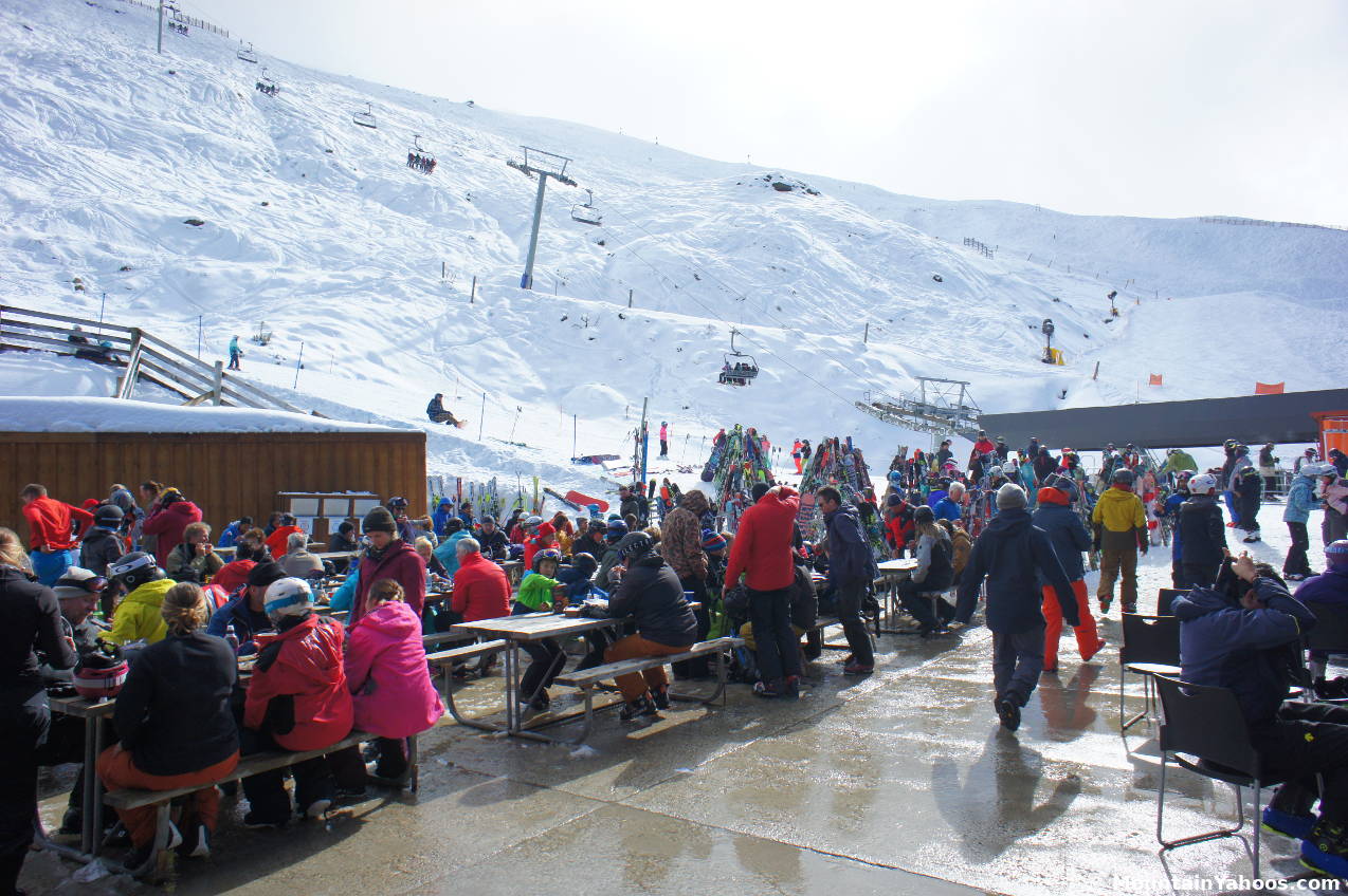 Base lodge patio