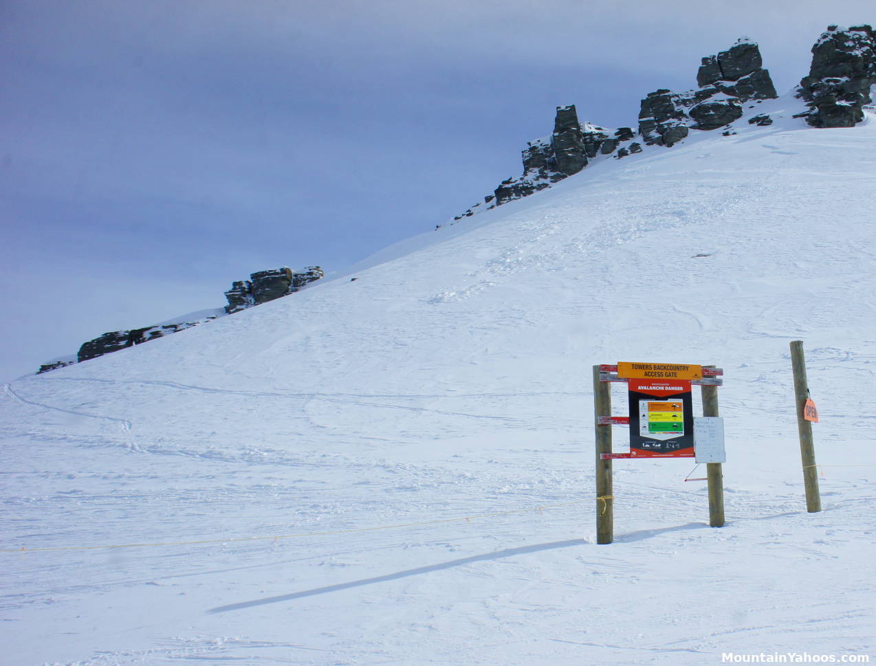 Hike to ski: Towers Ridge