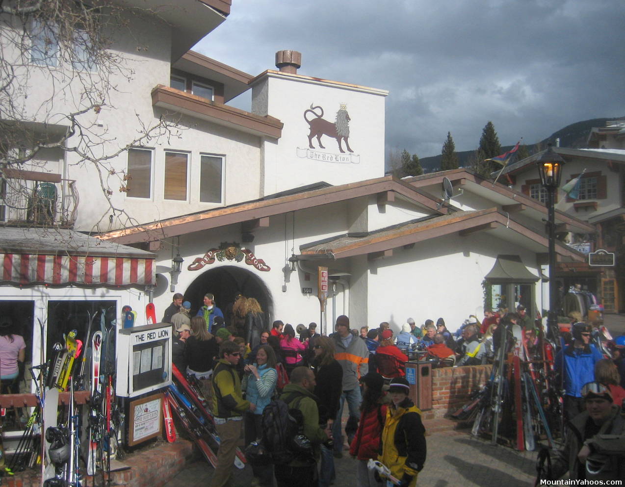 Happy hopur at the Red Lion at Vail