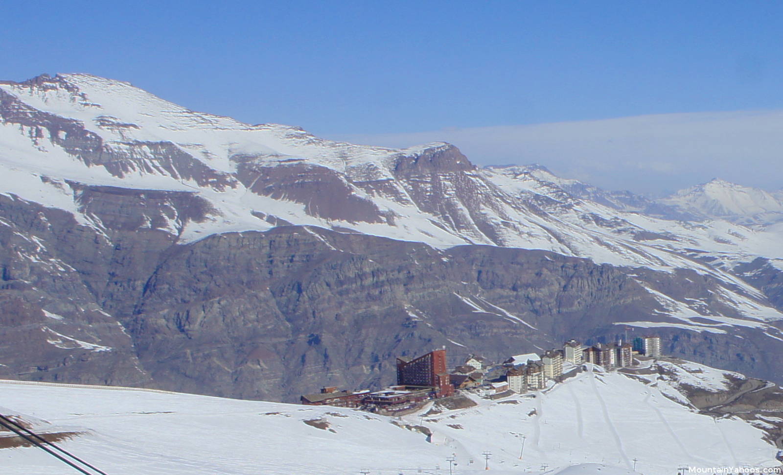 Valle Nevado ski resort base accommodations