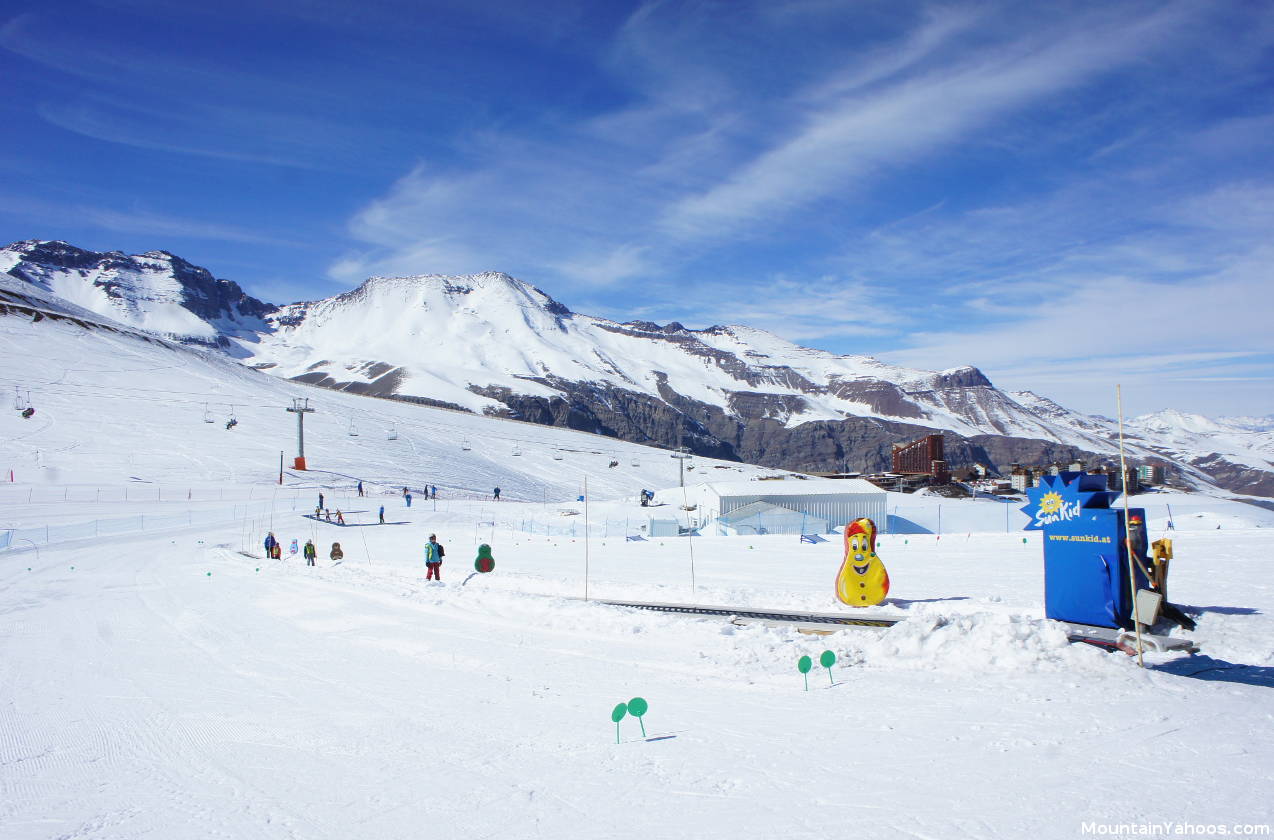 Valle Nevado Chile: beginner kids run