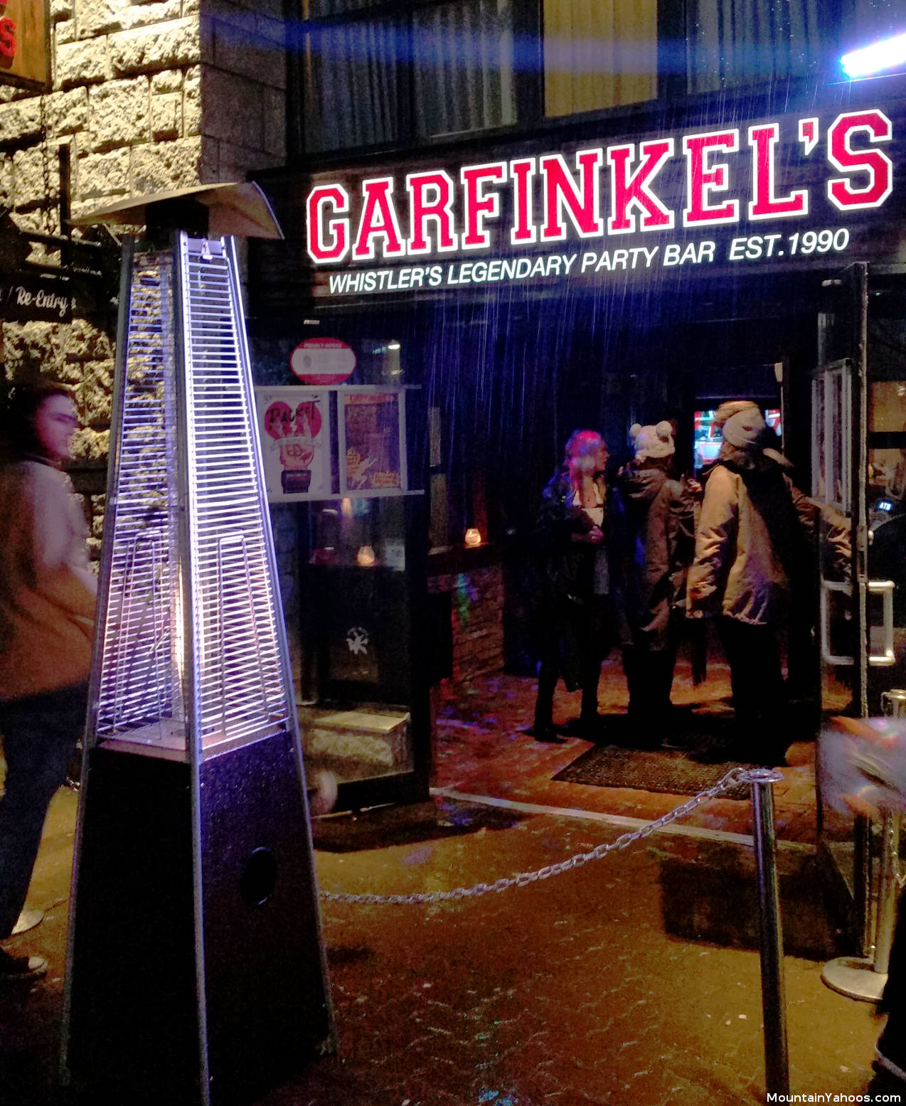 Nightlife at Garfinkel's in the village