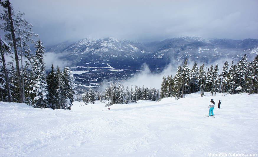 Whistler intermediate run