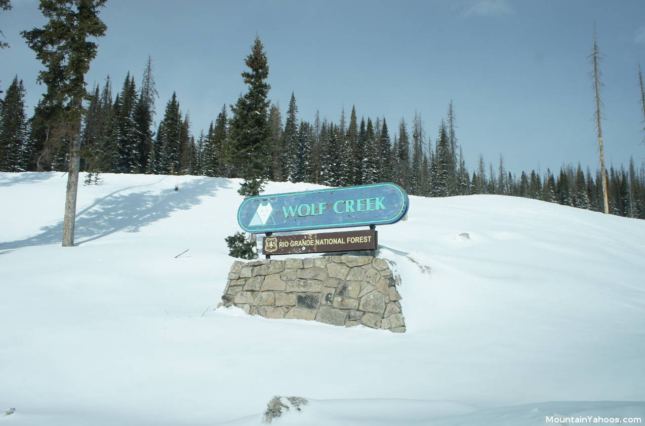 Entrance to Wolf Creek