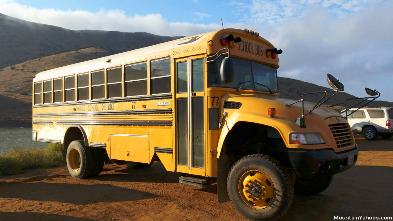 Blue Bird four wheel drive school bus