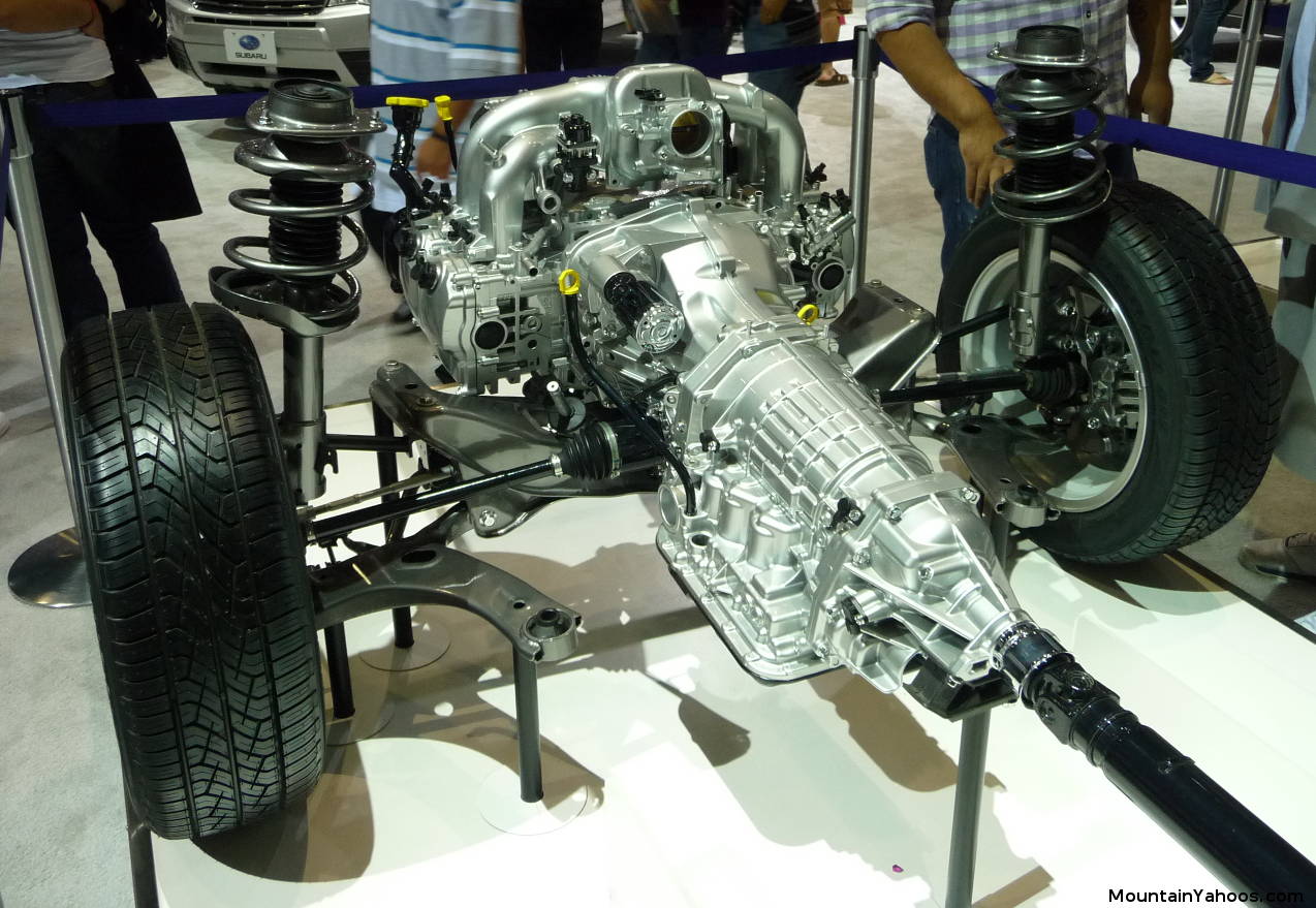 Subaru engine and front-end