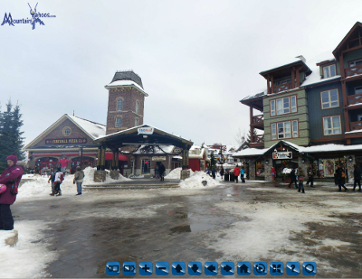 Blue Mountain village panoramic view