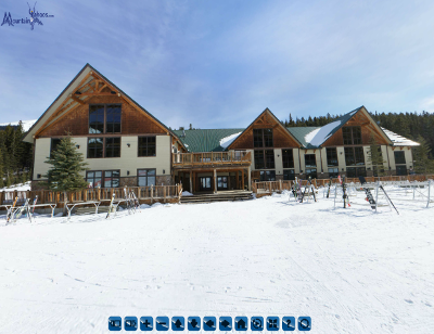 Mount Norquay mountain base panoramic view